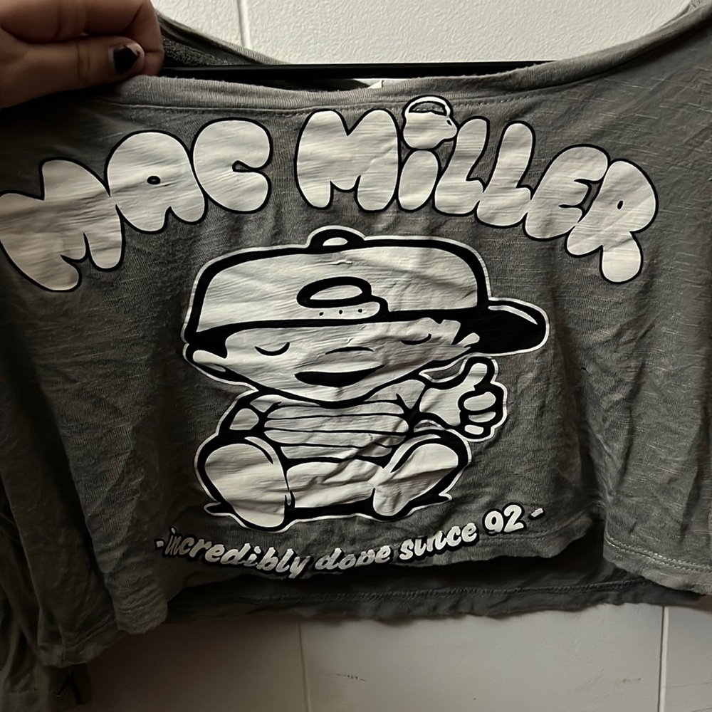 Mac miller crop top